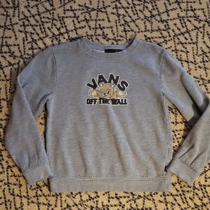 Vans Heather Gray Sweatshirt with Graphic. MUST BUNDLE